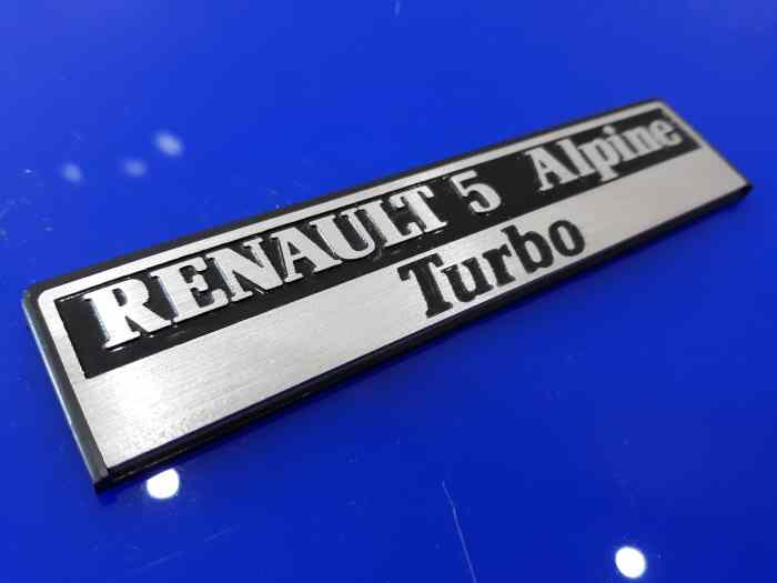 renault 5 alpine turbo tableau de bord alu monogramme 0