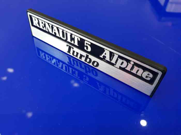 renault 5 alpine turbo tableau de bord alu monogramme 1
