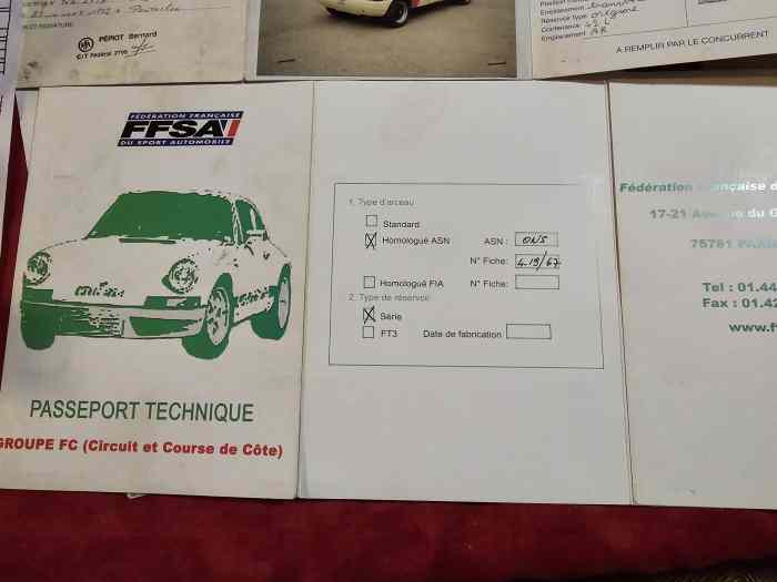Fiat uno groupe FC course de côte ou circuit 5