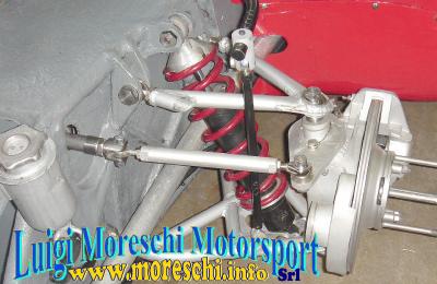 Magnesium front uprights for Abarth 2