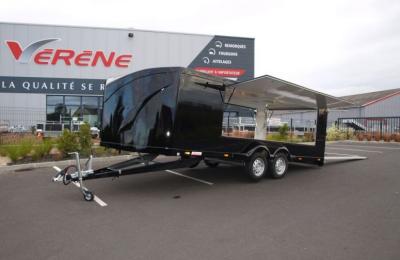 Remorque porte voiture fermée Super Race Trailer (SRT) de VERENE 2