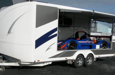 Remorque porte voiture fermée Super Race Trailer (SRT) de VERENE 4