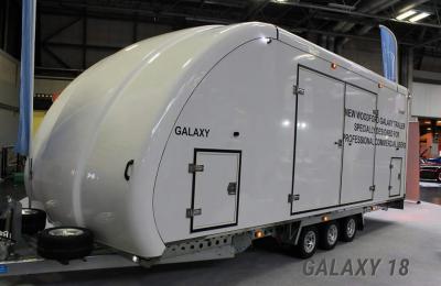 Nouvelle remorque plateau couverteWoodford Galaxy 1