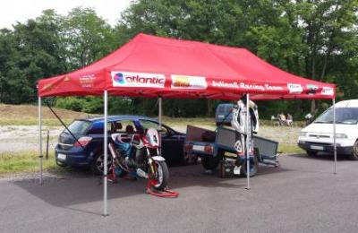 Paddock de course 3x6 Barnum pliant Rocktent 5