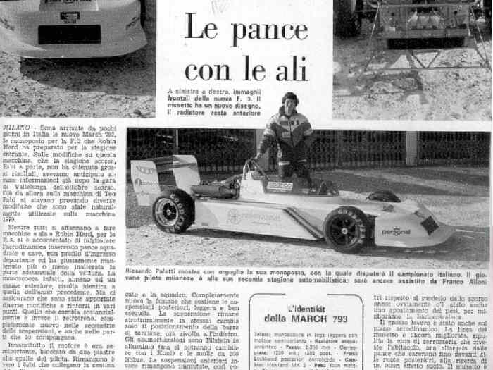 March 793 F3 Toyota (ex Riccardo Paletti) 5
