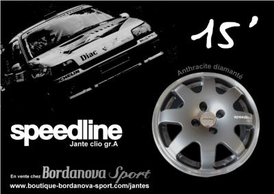 SPEEDLINE Jantes Clio GrA en 15