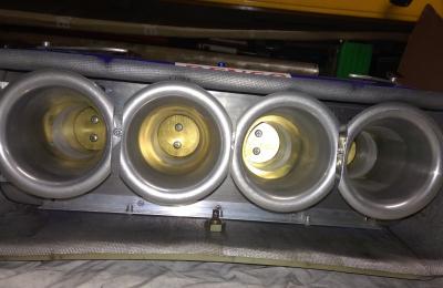 4 papillons sur mesure pour moteur XU 2