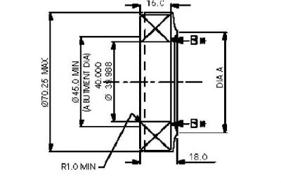 Butée embrayage pour roulement AP-Racing 54mm 1