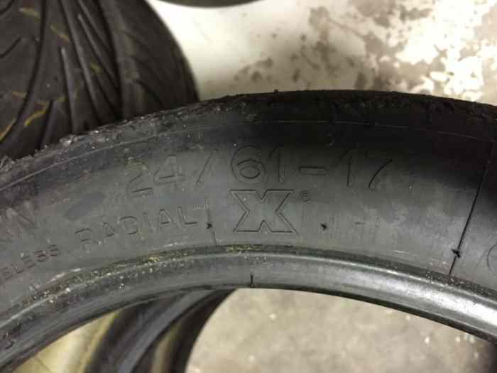 2 Pneus Slicks Circuit Michelin S8C 24 61 17 3