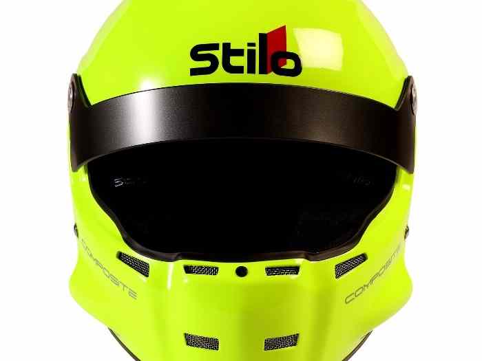 DESTOCKAGE casques STILO WRC COMPOSITE et ST5R COMPOSITE JAUNE FLUO 1