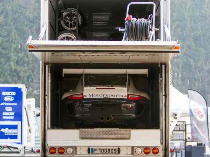 semi-remorque Habitation plus transport des vehicules rally 2