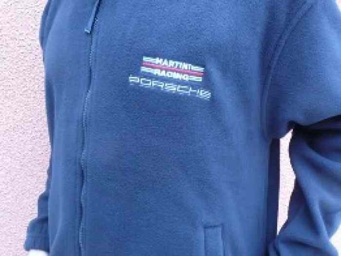 DESTOCKAGE : Veste polaire MARTINI RACING PORSCHE ( 911 356 RS RACING RALLYE ) 0