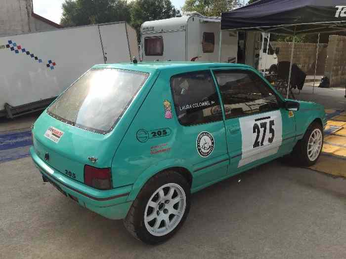 Peugeot 205 GTi Rallye Slalom prête à courir 2