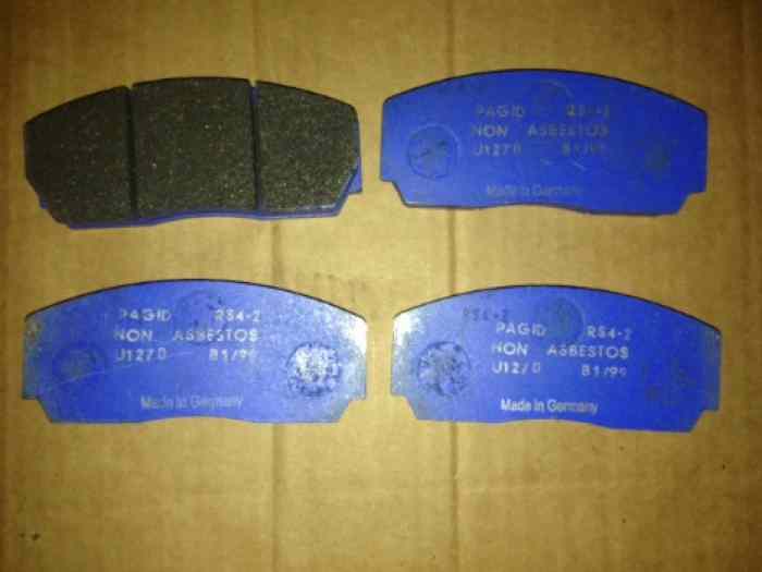 Plaquette Pagid RS4-2