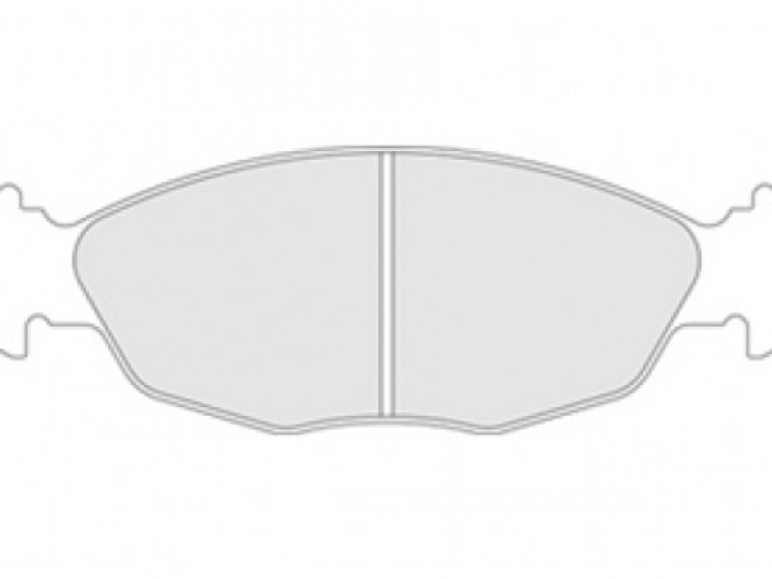 Plaquettes AV Carbone Lorraine Citroen SAXO 16V/106 S16 AV RC6 2