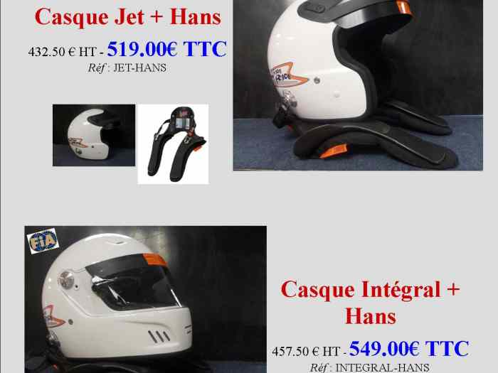 kit casque + hans 0