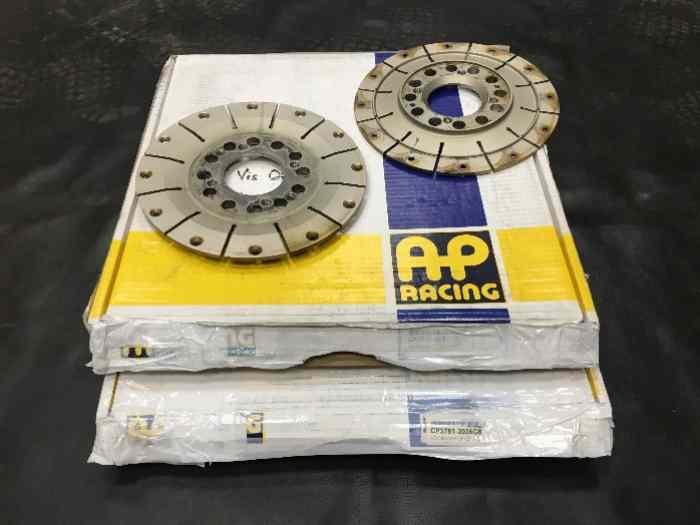 2 DISQUES AP RACING 343X28MM FLOTANT NEUFS + BOLS PEUGEOT 2