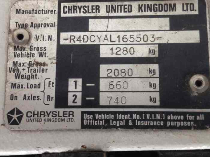 Talbot Sunbeam Lotus VHC 4