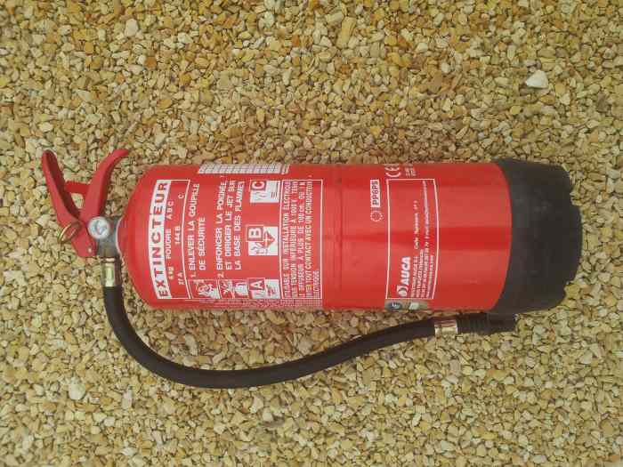 Extincteur assistance ABC