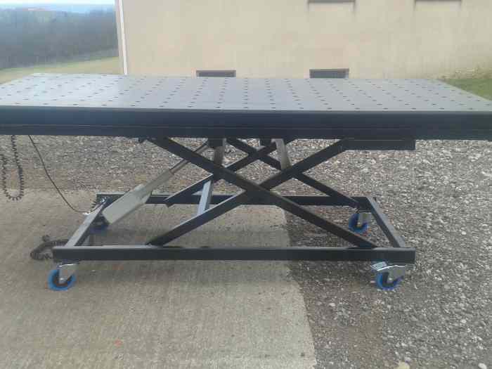 Table élévatrice marbre de soudure type Demmeler 0