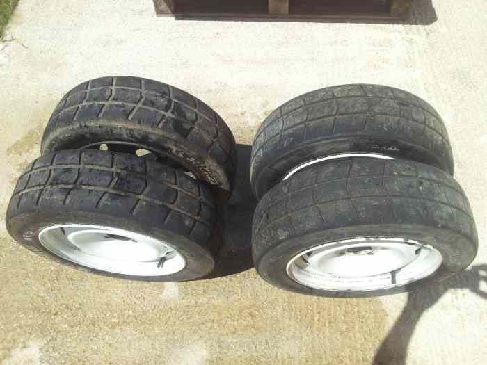 4 Pneus pluie 14 pouces Michelin et BF Goodrich 2