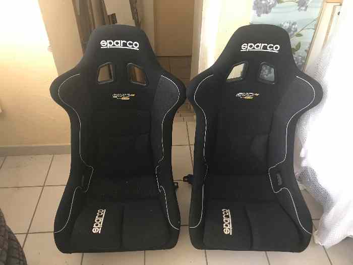 2 sièges baquets sparco evo III 0