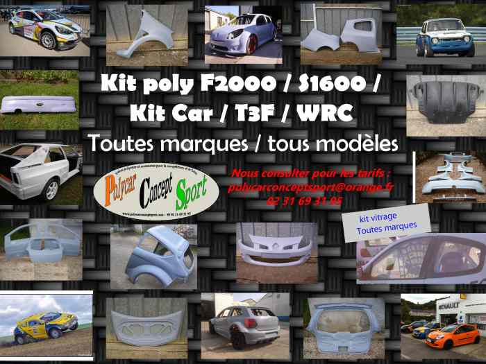 Kit carrosserie polyester toutes marques 0