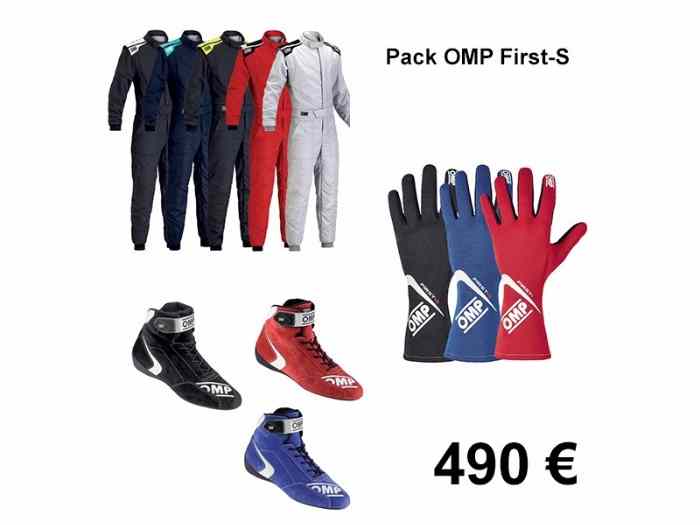 Pack Combinaison, Bottines et Gants FIA Sparco 1