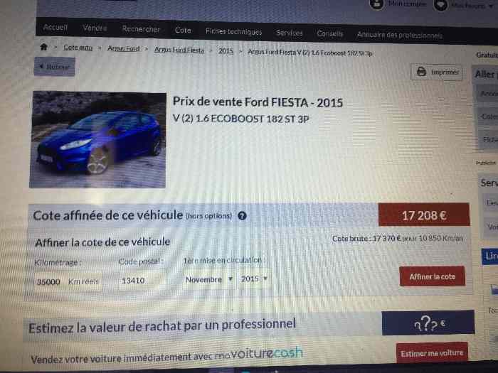 Ford Fiesta st 182 1
