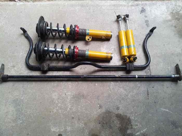 Amortisseur combinés filetés Peugeot 206 coupe ou volant 0
