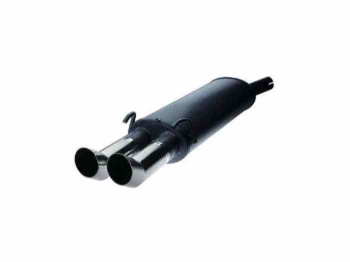 Silencieux Sport Acier OMP Homologué CEE, Circuit 0