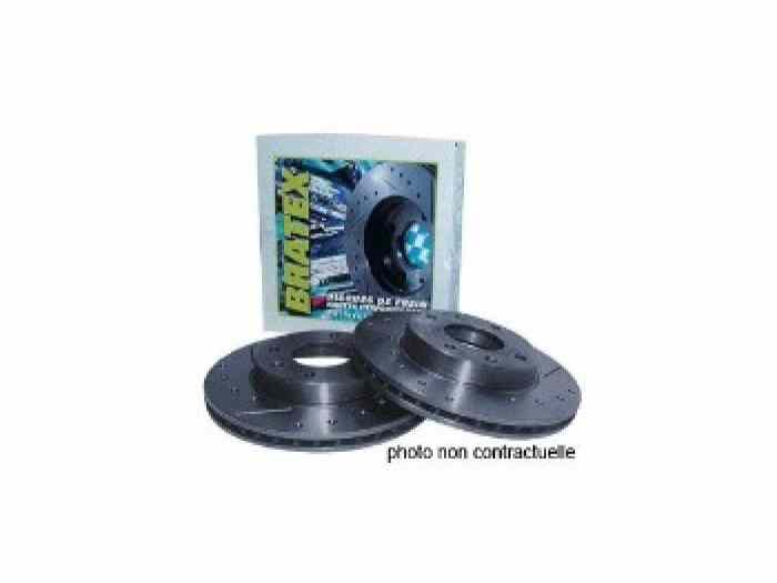 Disques de frein Groupe N / Percés rainurés Bratex 0