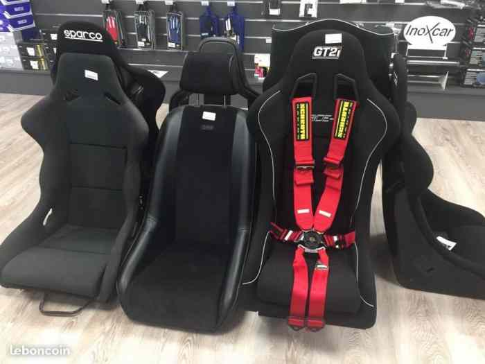 Siège Baquet FIA - Omp, Sparco, Récaro, GT2i, Turn One