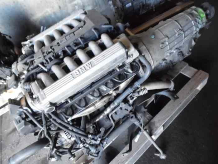 ENSEMBLE MOTEUR V12 + BOITE VITESSES AUTOMATIQUE BMW E38 0