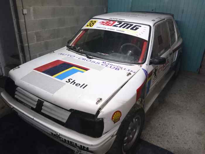 Vends caisse 205 GTI 1,9L Autocross homologué FFSA 4