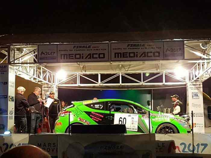 megane top grN victoire groupeN a la finale coupe de france des rallyes  2017 0