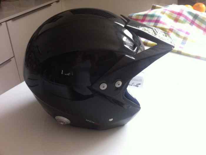 Casque jet Carbon Sparco Compétition automobile 1