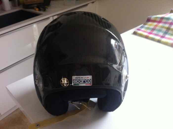 Casque jet Carbon Sparco Compétition automobile 3