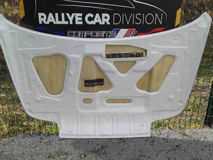 Capot en fibre pour Renault Clio 16S & Williams 1