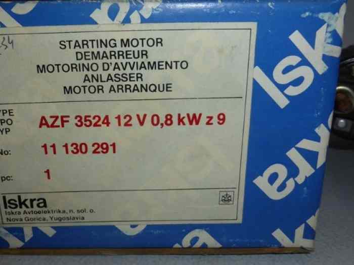 NEUF ! DEMARREUR AUDI QUATTRO VOLKSWAGEN GOLF 1 RABBIT POLO IBIZA 12V 0,8 KW 2