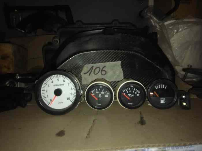 Manometre VDO + Fond de compteur 106