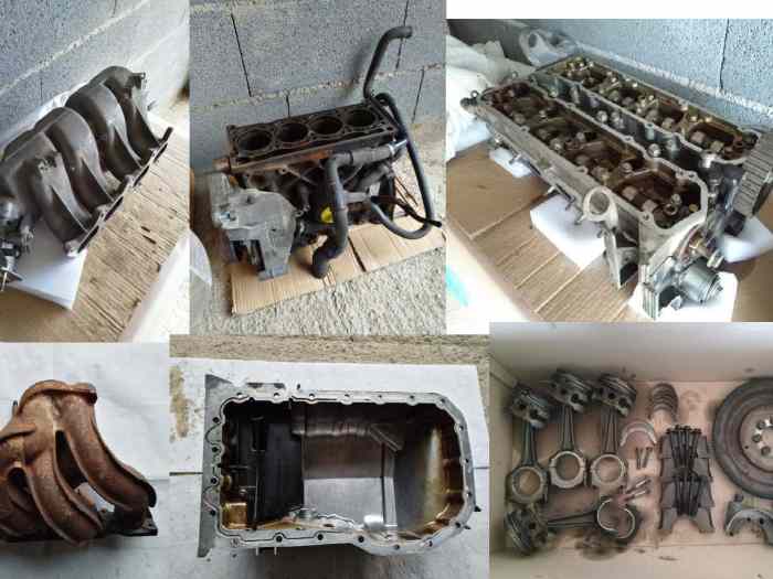 Moteur Clio 16s + Lot de pièces 1