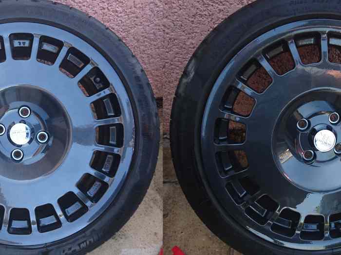 4 Jantes Compomotive TH1882 avec pneus Michelin PSS 3