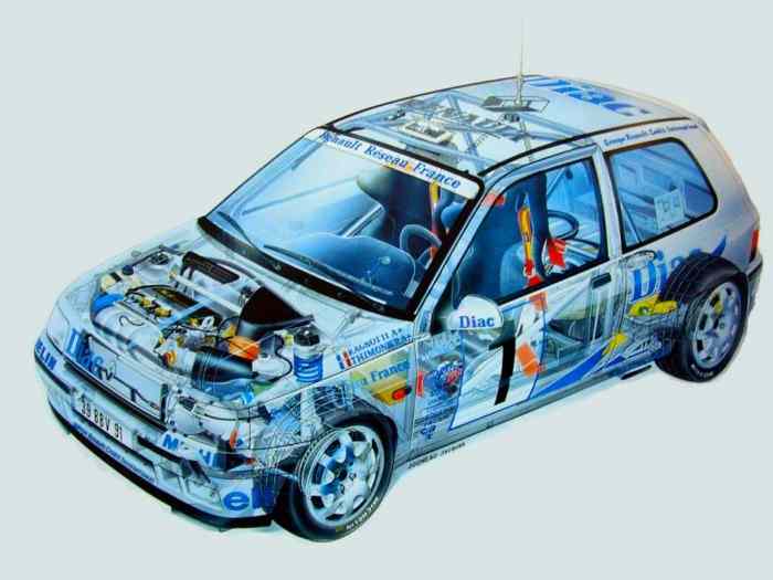toutes pieces clio 16s williams