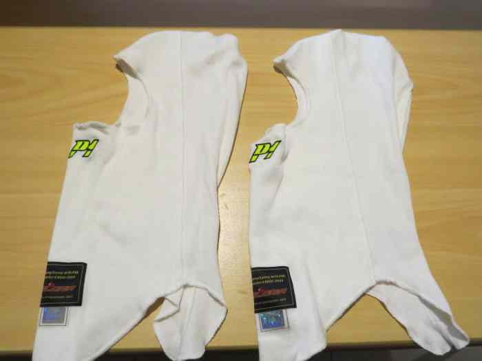 Cagoule P1 FIA ouverte blanche