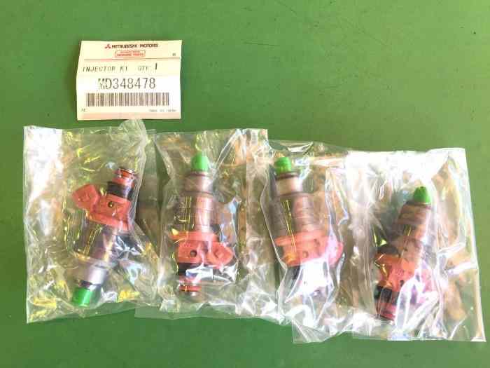 4 injecteurs neufs Lancer Evo 5 6 7 8 MD348478
