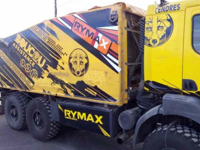 CAMION RENAULT KERAX 6x6 COURSE RALLYE RAID 2
