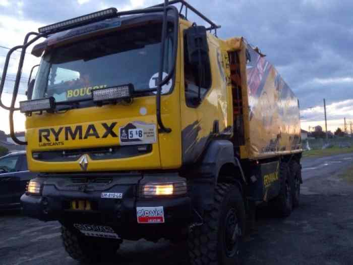 CAMION RENAULT KERAX 6x6 COURSE RALLYE RAID 1
