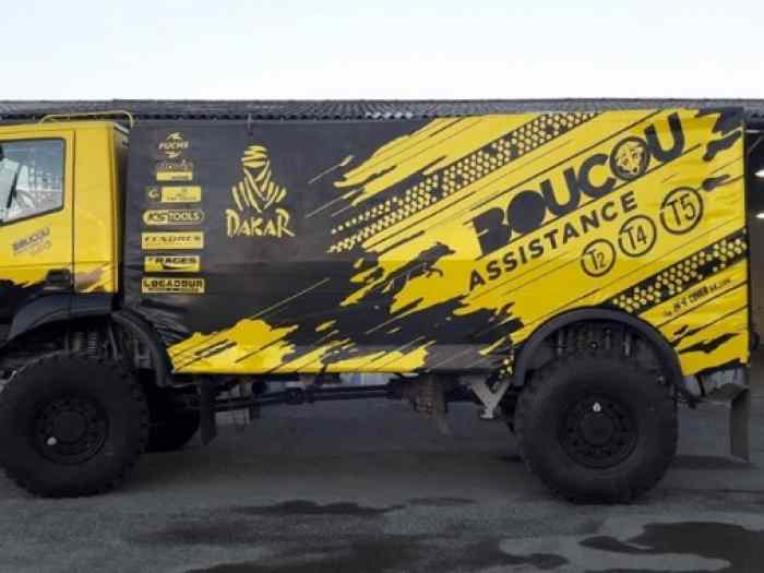 CAMION IVECO COURSE RALLYE RAID FABRICATION DE ROOY 1