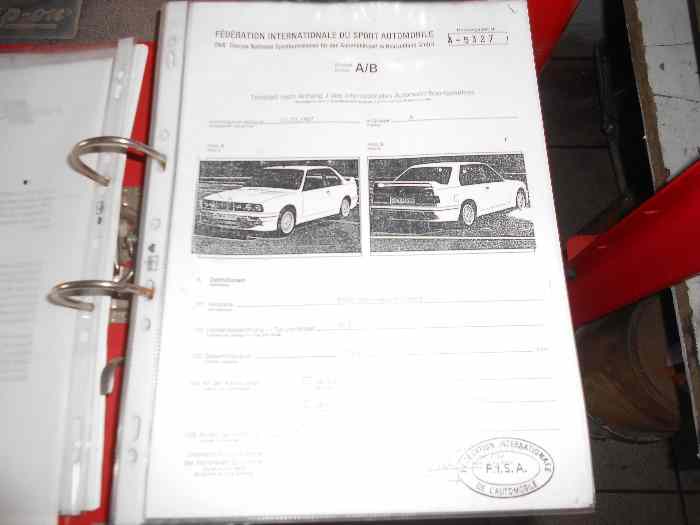 Vraie fiche homologation FFSA BMW M3 GR A 0
